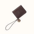 Coin Wristlet Wallet in Polished Leather - Hearthstone- FOL