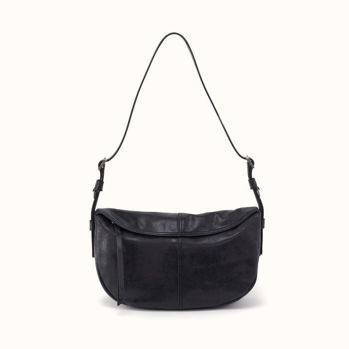 Contour Shoulder Crossbody In Buffed Leather