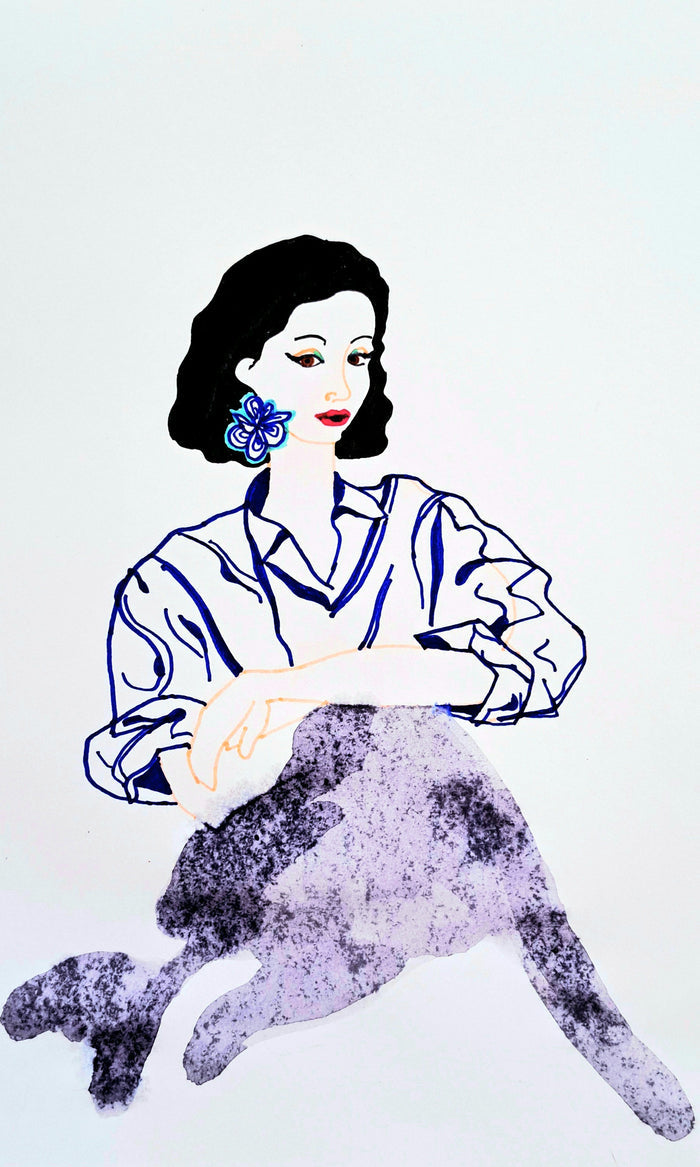 Cool lady PRINT