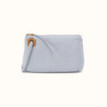 Daisy Daze Large Wristlet in Pebbled Leather - Indigo Cloud- FOL