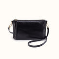 Darcy Carry-All Crossbody In Polished Leather - Black