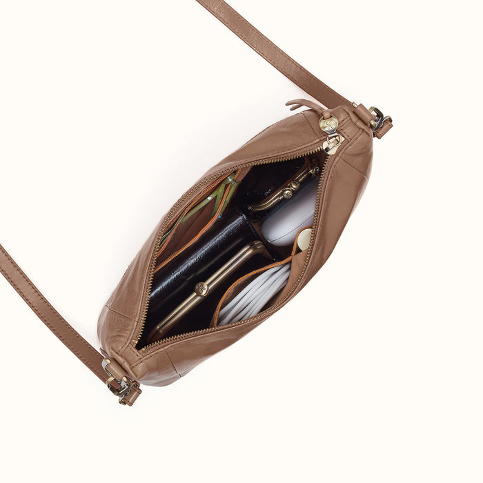 Darcy Carry-All Crossbody In Polished Leather