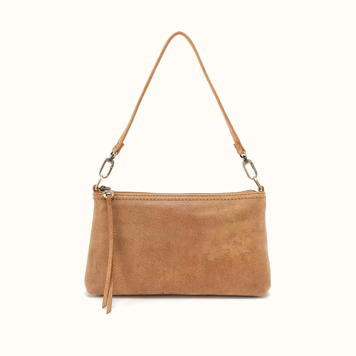Darcy Crossbody In Buffed Leather - Whiskey