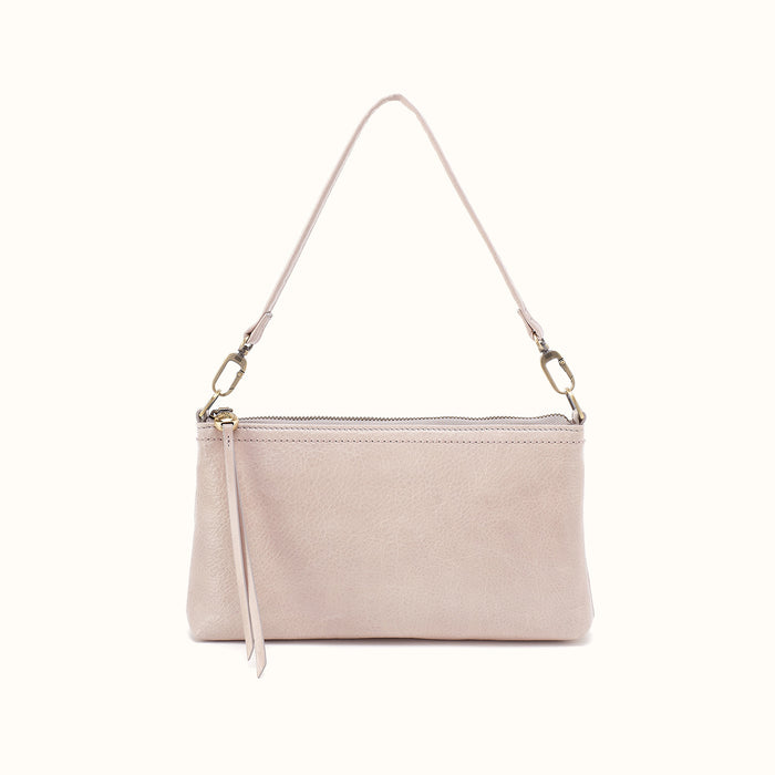 Darcy Crossbody In Gloss Leather - Stone Gloss