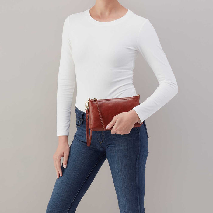 Darcy Crossbody in Patina Leather - Pecan Ridge
