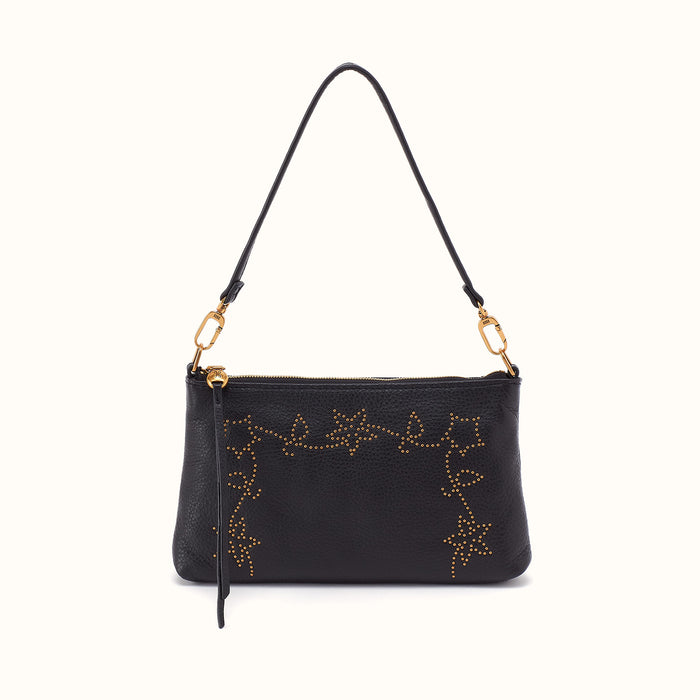 Darcy Crossbody in Pebbled Leather - Black