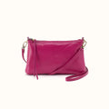 Darcy Crossbody in Polished Leather - Cactus Flower- FOL