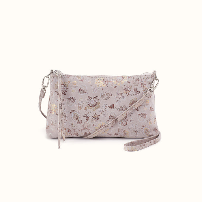 Darcy Crossbody in Printed Leather - Mystic Bloom- FOL