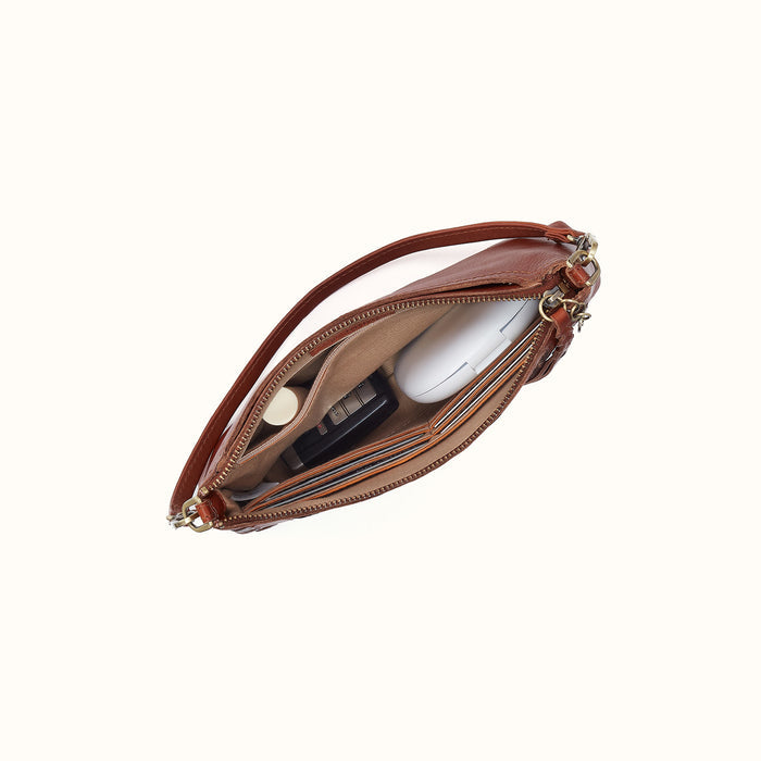 Darcy Crossbody In Washed Leather