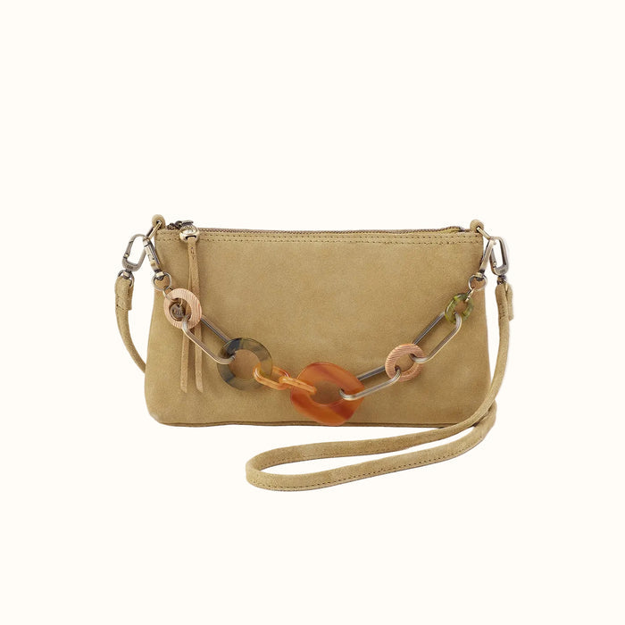 Darcy Crossbody In Suede Leather - Twilight Fern