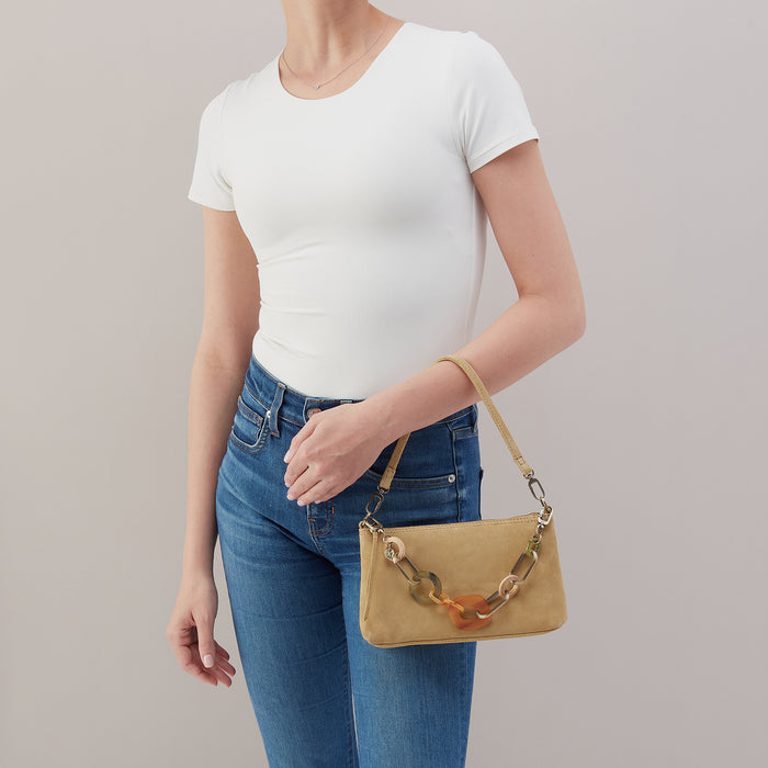 Darcy Crossbody In Suede Leather - Twilight Fern