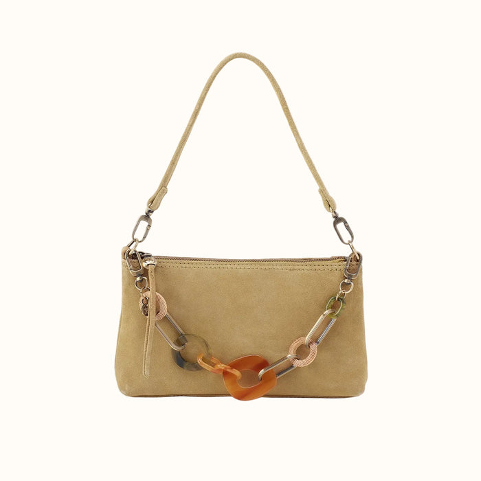Darcy Crossbody In Suede Leather - Twilight Fern