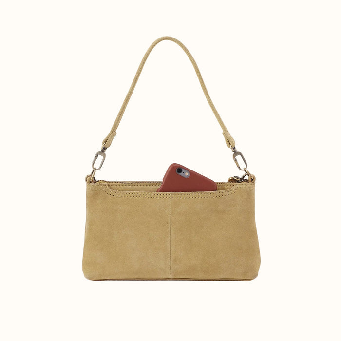 Darcy Crossbody In Suede Leather - Twilight Fern
