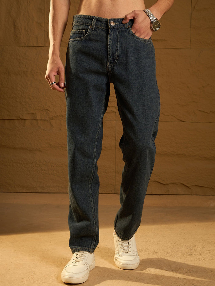 Dark Blue Baggy Jeans