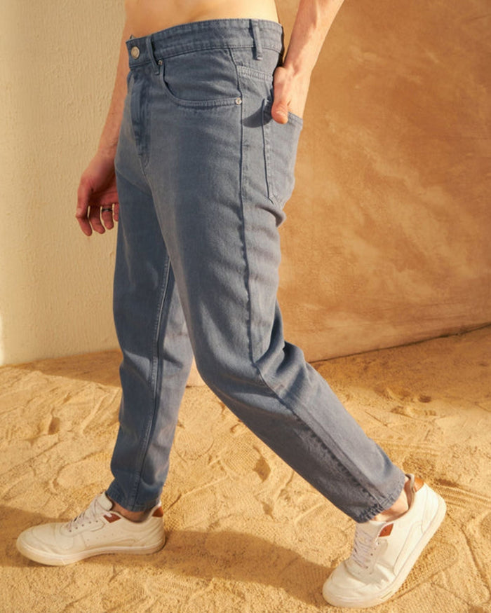 Dark Grey Mom Fit Jeans