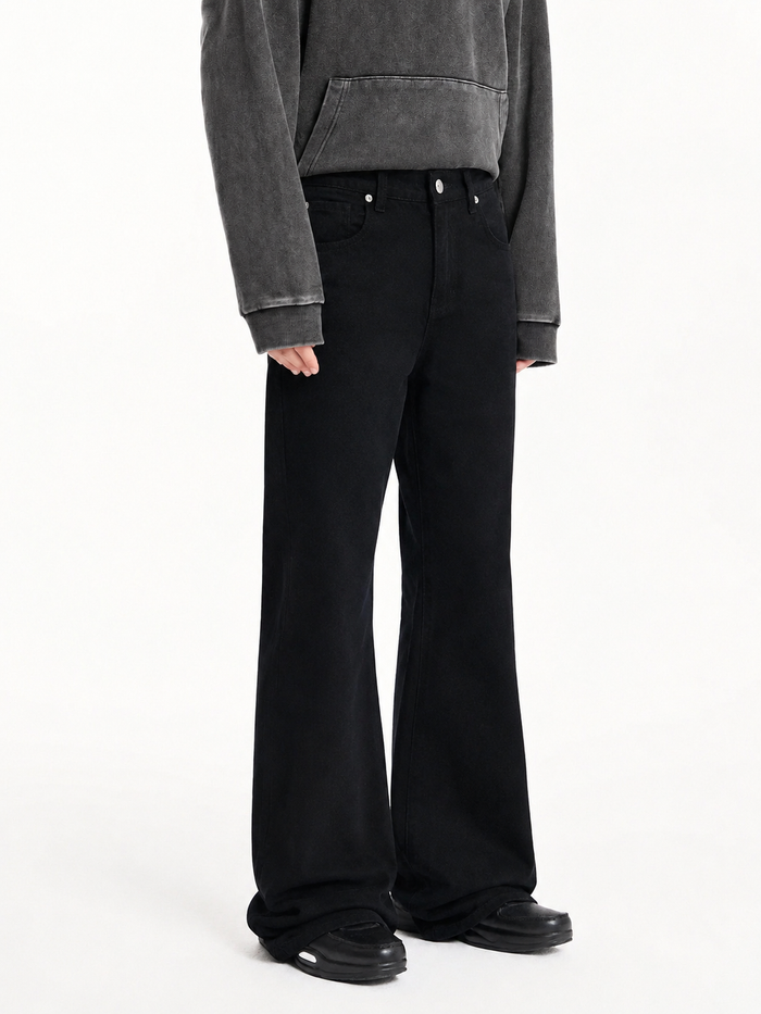 Dark Matter Black Bootcut Jeans