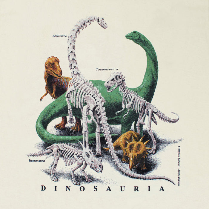 Dinosauria Adult Natural T-shirt