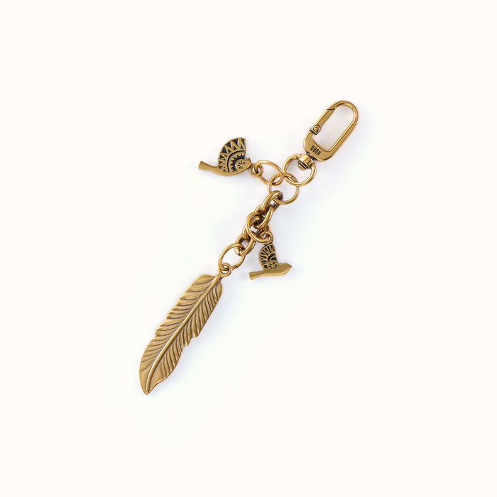 Dove And Feather Charm In