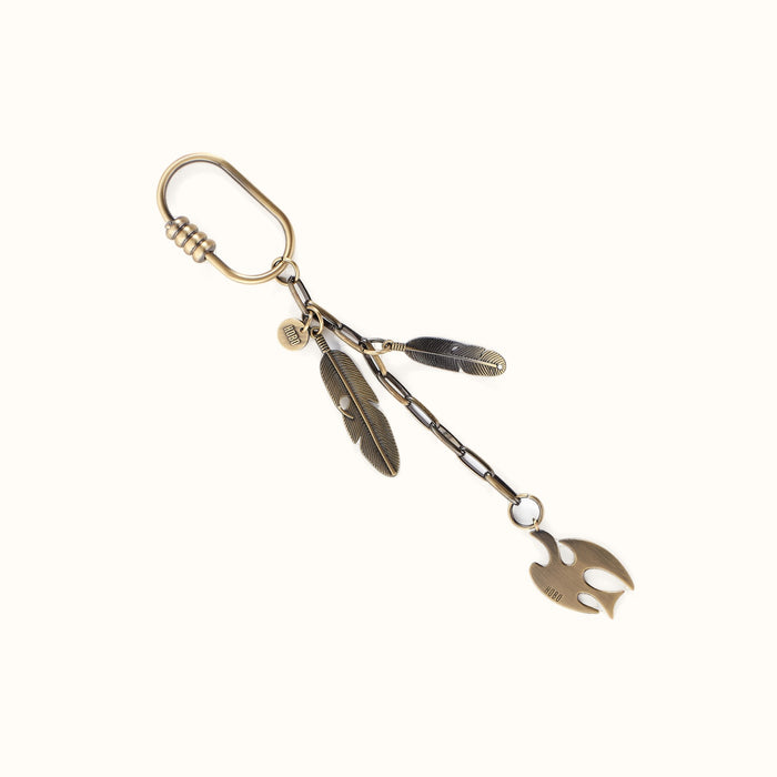 Dove Love Keyring  - Gold- FOL
