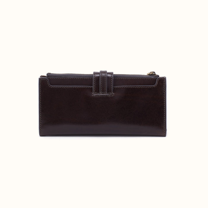 Dunn Continental Wallet in Patina Leather - Flintrock
