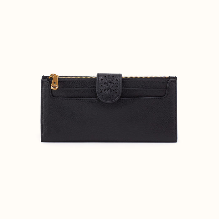Dunn Continental Wallet In Pebbled Leather