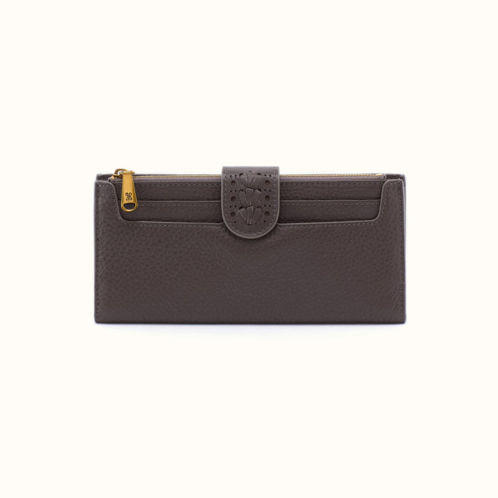 Dunn Continental Wallet In Pebbled Leather