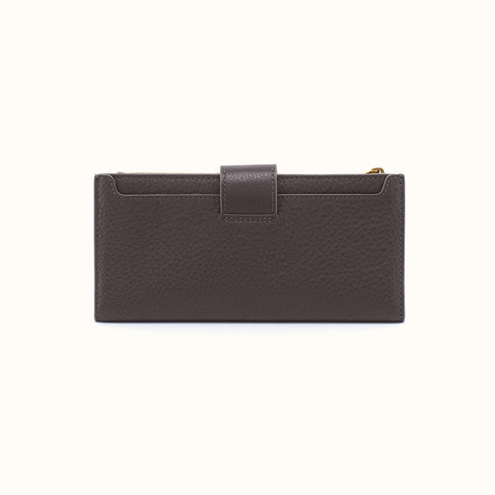 Dunn Continental Wallet In Pebbled Leather