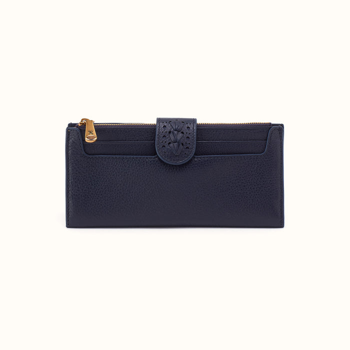 Dunn Continental Wallet In Pebbled Leather