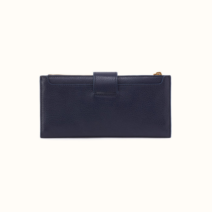 Dunn Continental Wallet In Pebbled Leather