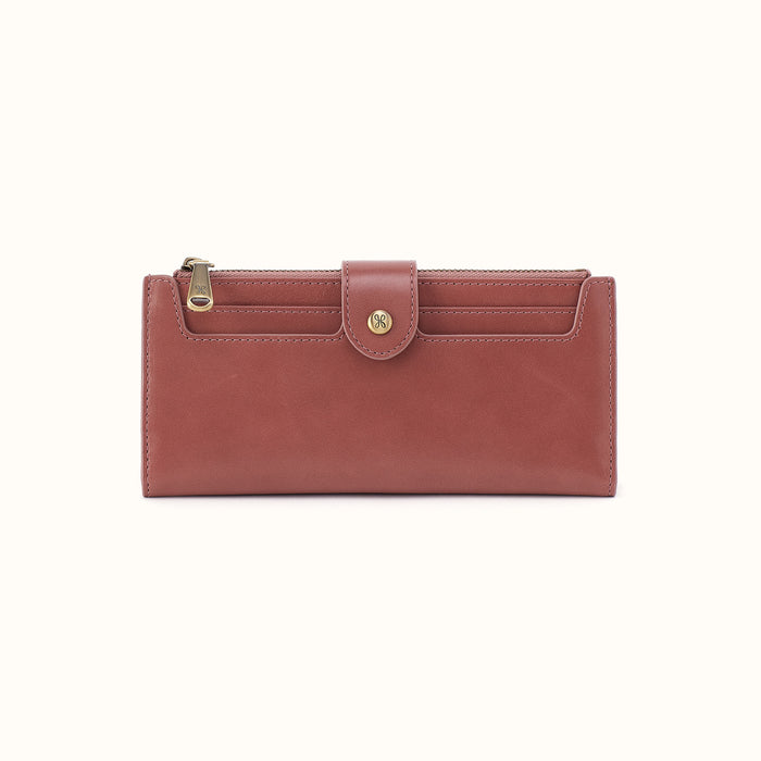Dunn Continental Wallet In Polished Leather