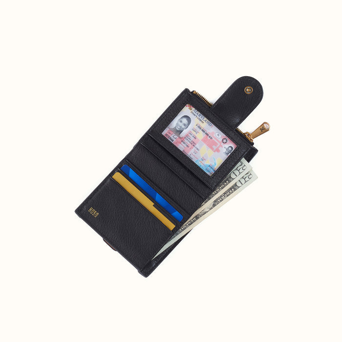Dunn Mini Wallet In Pebbled Leather