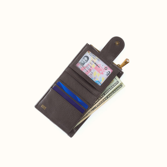 Dunn Mini Wallet In Pebbled Leather