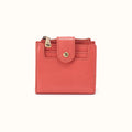 Dunn Mini Wallet In Polished Leather - Pink Mirage- FOL