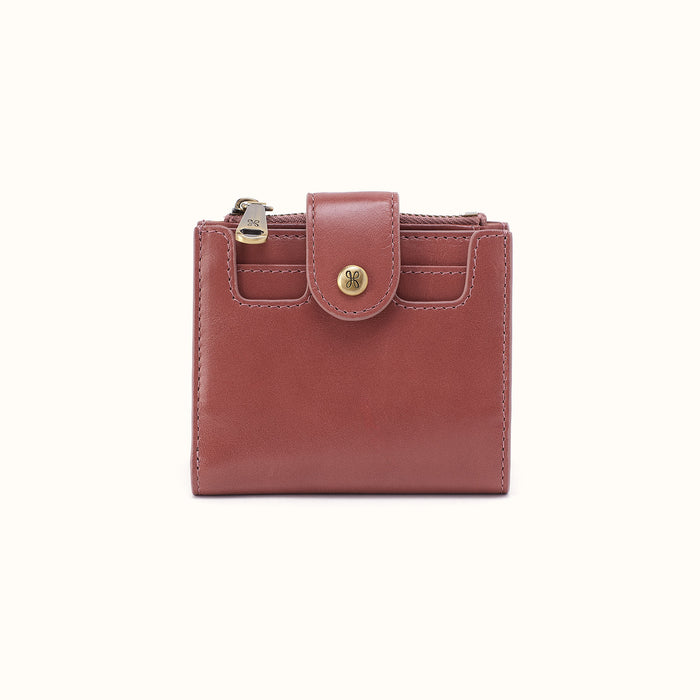 Dunn Mini Wallet In Polished Leather
