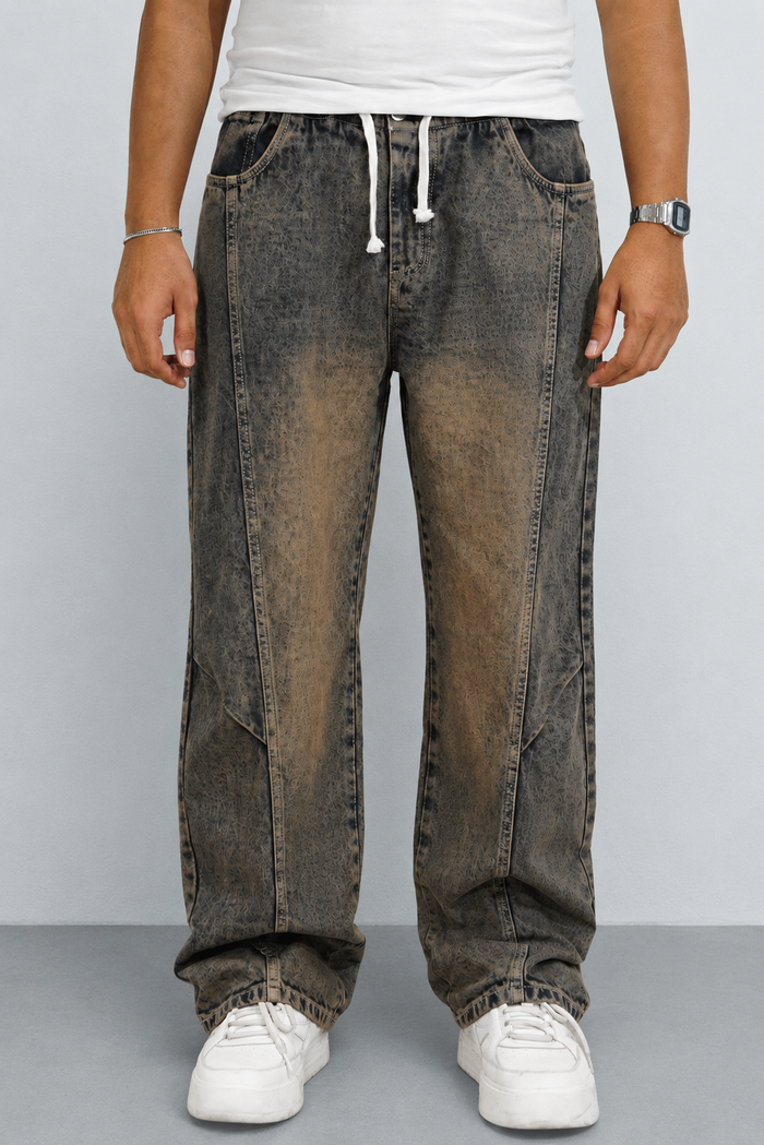 Dust Ash Baggy Fit Joggers