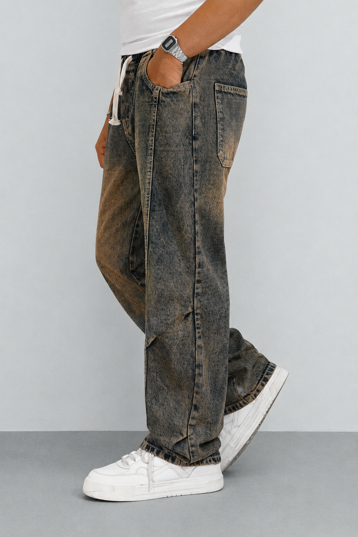 Dust Ash Baggy Fit Joggers