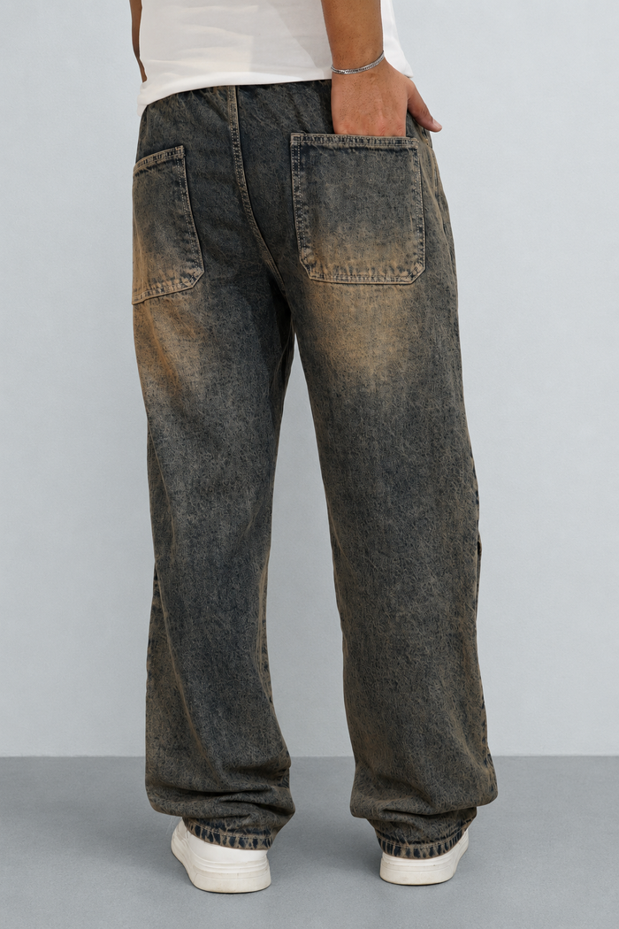 Dust Ash Baggy Fit Joggers