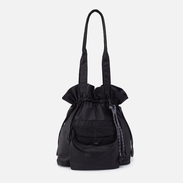 EASY DRAW Tote in CaRefiber recycled nylon - Jet