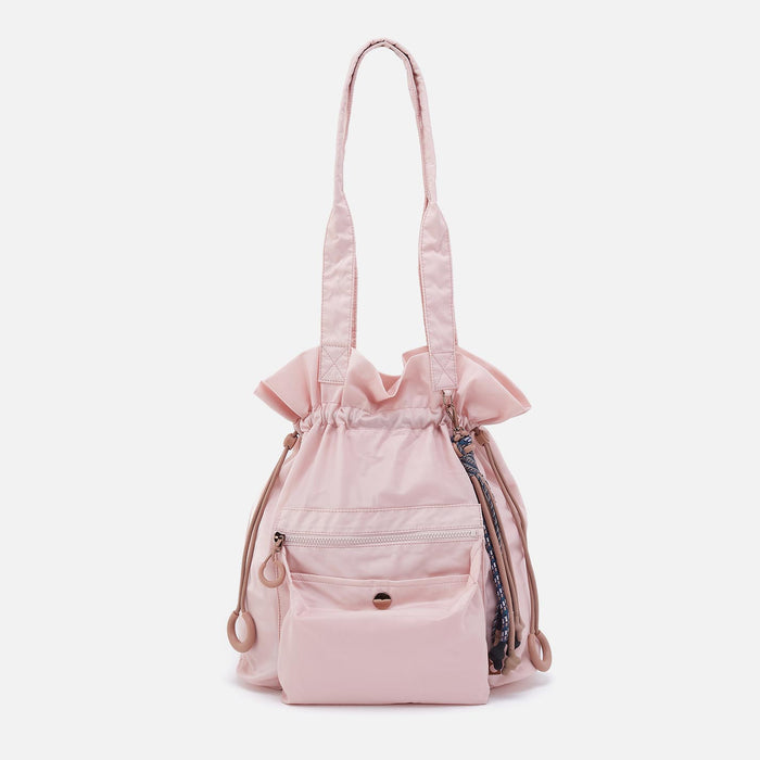 EASY DRAW Tote in CaRefiber recycled nylon - Lotus