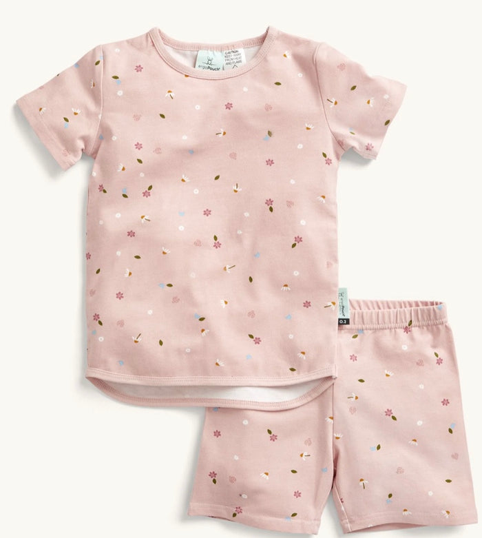 Ergo pouch short sleeved Pajamas .2tog
