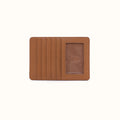 Euro Slide Card Case In Pebbled Leather