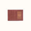 Euro Slide Card Case In Polished Leather