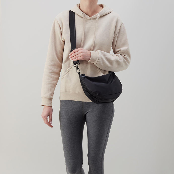 EVERY WEAR Crossbody in CaRefiber recycled nylon - Dune