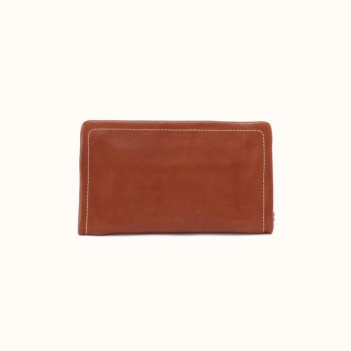 Evolve Wristlet In Washed Leather