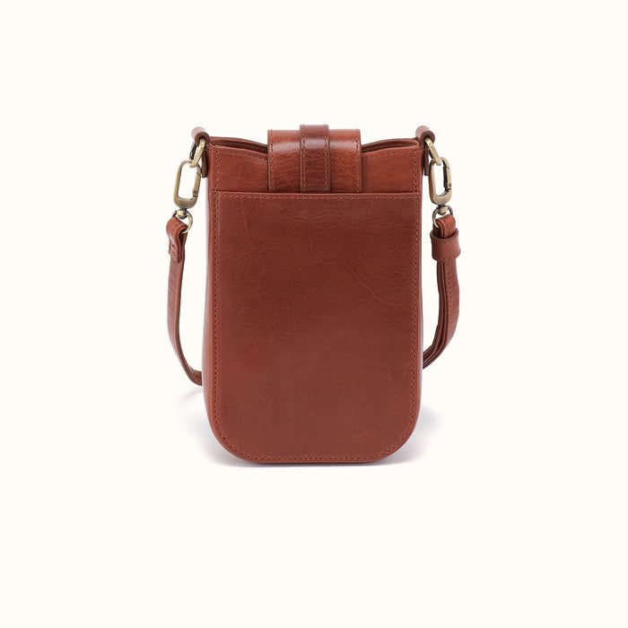 Expedition Phone Crossbody in Patina Leather - Pecan Ridge