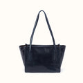 Expedition Small Tote in Patina Leather - Navy Horizon- FOL