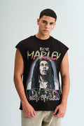 Faded Bob Marley Oversized Tank
