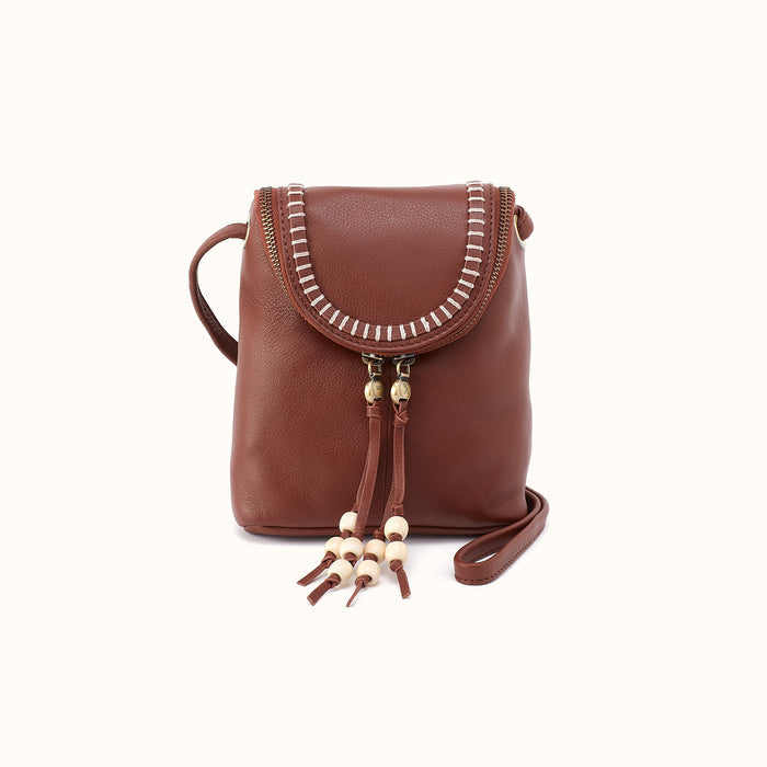 Fern Crossbody In Cloud Leather - Cocoa Bean
