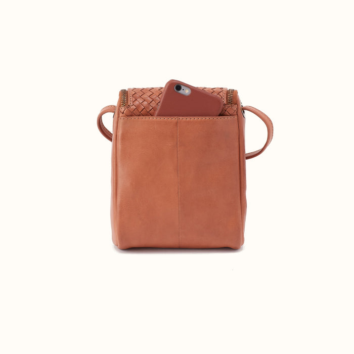Fern Crossbody In Washed Leather - Harvest Wheat