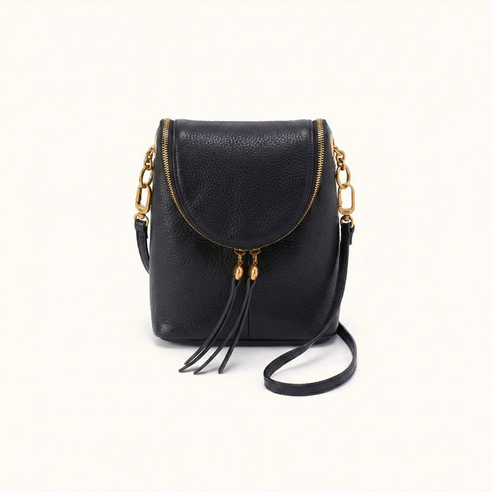 Fern Duo Crossbody In Pebbled Leather